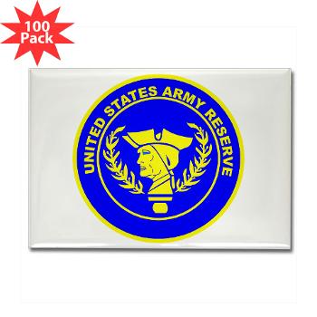 USAR - M01 - 01 - United States Army Reserve - Rectangle Magnet (100 pack)