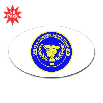 USAR - M01 - 01 - United States Army Reserve - Sticker (Oval 50 pk) - Click Image to Close