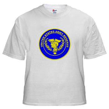 USAR - A01 - 04 - United States Army Reserve - White T-Shirt - Click Image to Close