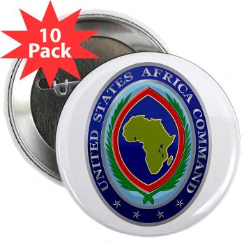 AFRICOM - M01 - 01 - United States Africa Command - 2.25" Button (10 pack) - Click Image to Close