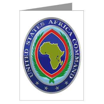 AFRICOM - M01 - 02 - United States Africa Command - Greeting Cardrds (Pk of 20)