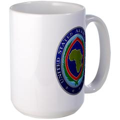 AFRICOM - M01 - 03 - United States Africa Command with Text - Large Mug - Click Image to Close