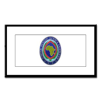 AFRICOM - M01 - 02 - United States Africa Command - Small Framed Print