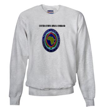AFRICOM - A01 - 03 - United States Africa Command with Text - Sweatshirt - Click Image to Close