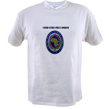AFRICOM - A01 - 04 - United States Africa Command with Text - Value T-shirt