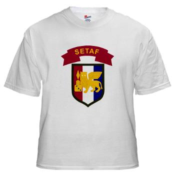 USARAF - A01 - 04 - U.S. Army Africa (USARAF) - White t-Shirt