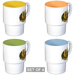 USAREC - M01 - 03 - DUI - USAREC - Stackable Mug Set (4 mugs) - Click Image to Close