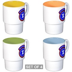 USAREC - M01 - 03 - SSI - USAREC - Stackable Mug Set (4 mugs)