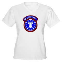 USAREC - A01 - 04 - SSI - USAREC - Women's V-Neck T-Shirt