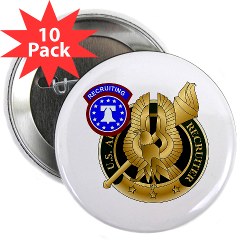 USAREC - M01 - 01 - United States Army Recruiting Command 2.25" Button (10 pack) - Click Image to Close