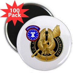 USAREC - M01 - 01 - United States Army Recruiting Command 2.25" Magnet (100 pack) - Click Image to Close