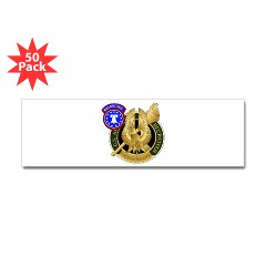 USAREC - M01 - 01 - United States Army Recruiting Command Sticker (Bumper 50 pk) - Click Image to Close