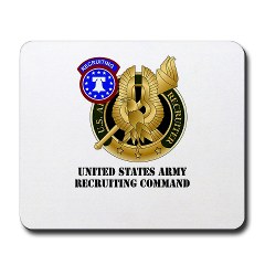 USAREC - M01 - 03 - United States Army Recruiting Command with Text Mousepad