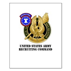 USAREC - M01 - 02 - United States Army Recruiting Command with Text Small Poster - Click Image to Close