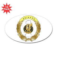USAREC1RB - M01 - 01 - 1st Recruiting Brigade Sticker (Oval 10 pack)