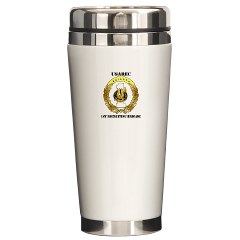USAREC1RB - M01 - 03 - 1st Recruiting Brigade with Text Ceramic Travel Mug