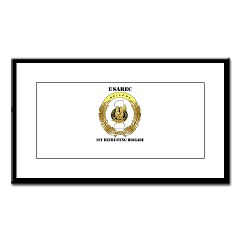 USAREC1RB - M01 - 02 - 1st Recruiting Brigade with Text Small Framed Print