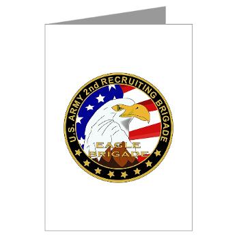 USAREC2RB - M01 - 02 - 2nd Recruiting Brigade Greeting Cards (Pk of 10)