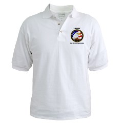 USAREC2RB - A01 - 04 - 2nd Recruiting Brigade with Text Golf Shirt