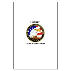 USAREC2RB - M01 - 02 - 2nd Recruiting Brigade with Text Large Poster - Click Image to Close