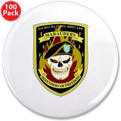 USAREC3RB - M01 - 01 - 3rd Recruiting Brigade 3.5" Button (100 pack)