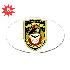 USAREC3RB - M01 - 01 - 3rd Recruiting Brigade Sticker (Oval 10 pk)