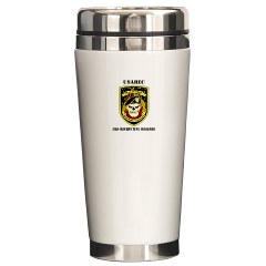 USAREC3RB - M01 - 03 - 3rd Recruiting Brigade with Text Ceramic Travel Mug