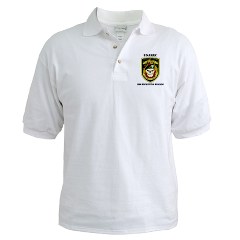 USAREC3RB - A01 - 04 - 3rd Recruiting Brigade with Text Golf Shirt