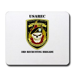 USAREC3RB - M01 - 03 - 3rd Recruiting Brigade with Text Mousepad - Click Image to Close