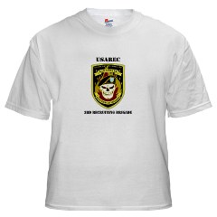 USAREC3RB - A01 - 04 - 3rd Recruiting Brigade with Text White T-Shirt