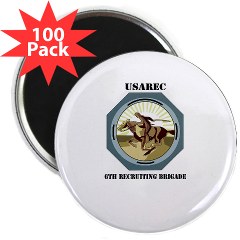 USAREC6RB - M01 - 01 - 6th Recruiting Brigade with text - 2.25" Magnet (100 pk)