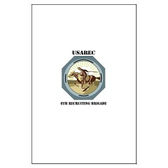 USAREC6RB - M01 - 02 - 6th Recruiting Brigade with text - Large Poster