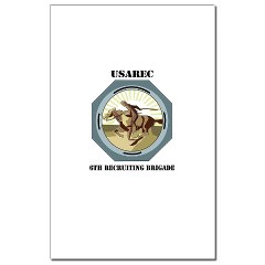USAREC6RB - M01 - 02 - 6th Recruiting Brigade with text - Mini Poster Print