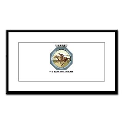 USAREC6RB - M01 - 02 - 6th Recruiting Brigade with text - Small Framed Print