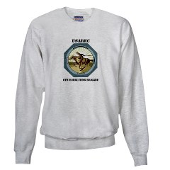 USAREC6RB - A01 - 03 - 6th Recruiting Brigade with text - Sweatshirt