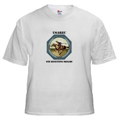 USAREC6RB - A01 - 04 - 6th Recruiting Brigade with text - White t-Shirt