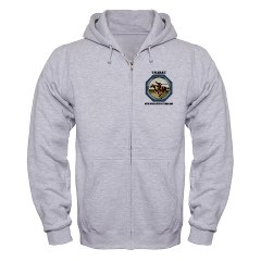 USAREC6RB - A01 - 03 - 6th Recruiting Brigade with text - Zip Hoodie