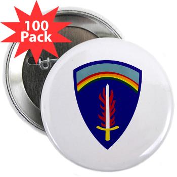 USAREUR - M01 - 01 - U.S. Army Europe (USAREUR) - 2.25" Button (100 pack)