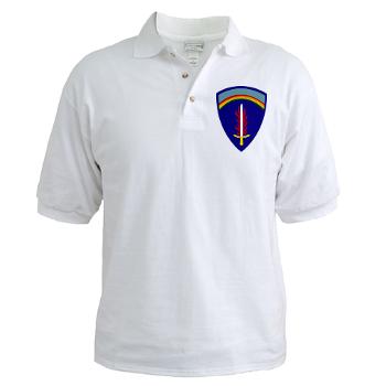 USAREUR - A01 - 04 - U.S. Army Europe (USAREUR) - Golf Shirt - Click Image to Close