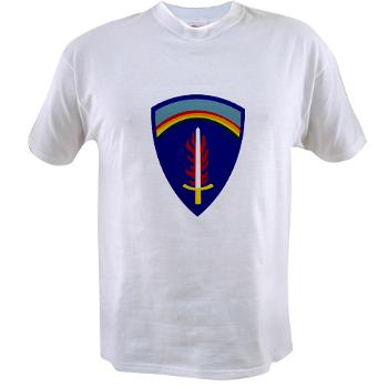 USAREUR - A01 - 04 - U.S. Army Europe (USAREUR) - Value T-shirt - Click Image to Close