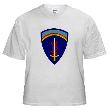 USAREUR - A01 - 04 - U.S. Army Europe (USAREUR) - White t-Shirt - Click Image to Close