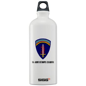 USAREUR - M01 - 03 - U.S. Army Europe (USAREUR) with Text - Sigg Water Bottle 1.0L - Click Image to Close