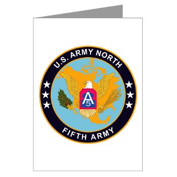 USARNORTH - M01 - 02 - U.S. Army North (USARNORTH) - Greeting Cards (Pk of 10)
