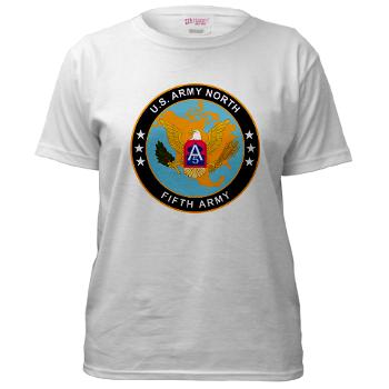 USARNORTH - A01 - 04 - U.S. Army North (USARNORTH) - Women's T-Shirt - Click Image to Close