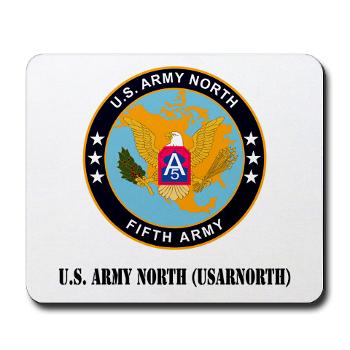 USARNORTH - M01 - 03 - U.S. Army North (USARNORTH) with Text - Mousepad - Click Image to Close