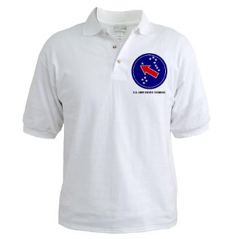 USARPAC - A01 - 04 - SSI - U.S. Army Pacific (USARPAC) with Text - Golf Shirt