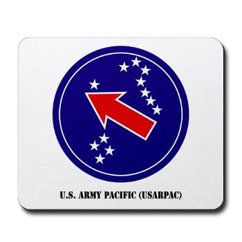 USARPAC - M01 - 03 - SSI - U.S. Army Pacific (USARPAC) with Text - Mousepad