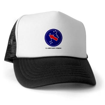 USARPAC - A01 - 02 - SSI - U.S. Army Pacific (USARPAC) with Text - Trucker Hat - Click Image to Close