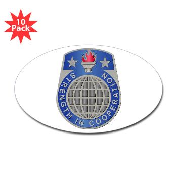 USASAC - M01 - 01 - U.S. Army Security Assistance Command - Sticker (Oval 10 pk) - Click Image to Close