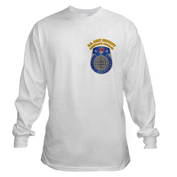 USASAC - A01 - 04 - U.S. Army Security Assistance Command with Text - Long Sleeve T-Shirt
